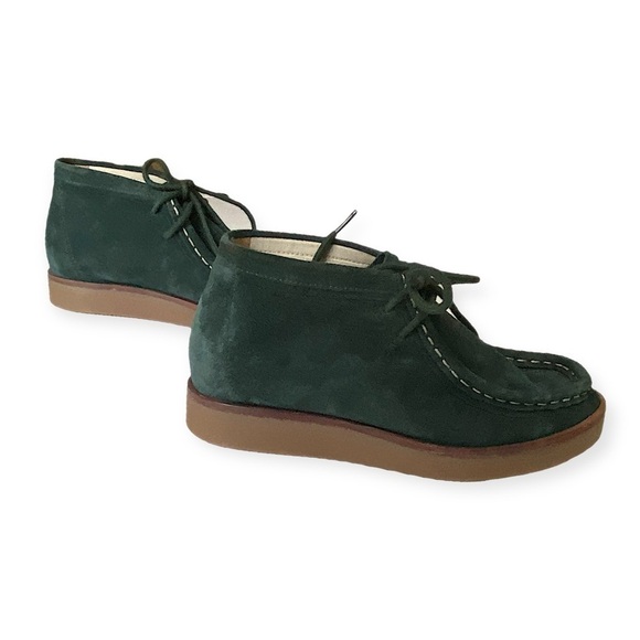 The GREAT. Trooper Chukka  Boots in evergreen suede Size 6.5, New in box - Picture 16 of 16